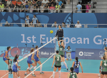 Bakı 2015: Voleybol yarışlarında bürünc medal qarşılaşması. Azərbaycan, 27 iyun 2015